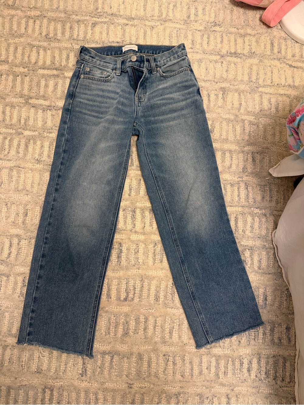 PacSun Women's Straight Leg Mid Blue Jeans